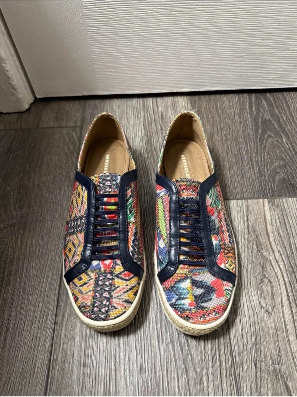 Aerosoles Multicolor Slip-On Sneakers Women’s Size 7.5M